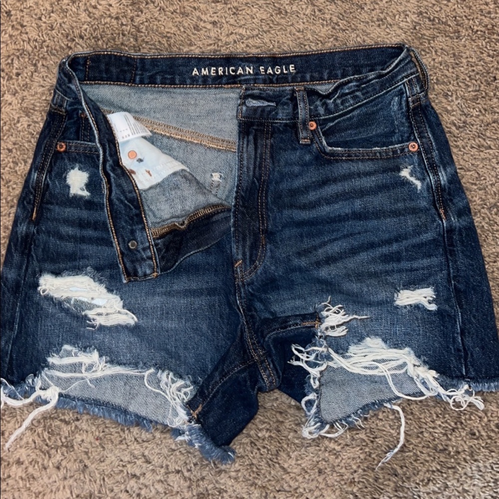 American eagle jean ripped shorts
